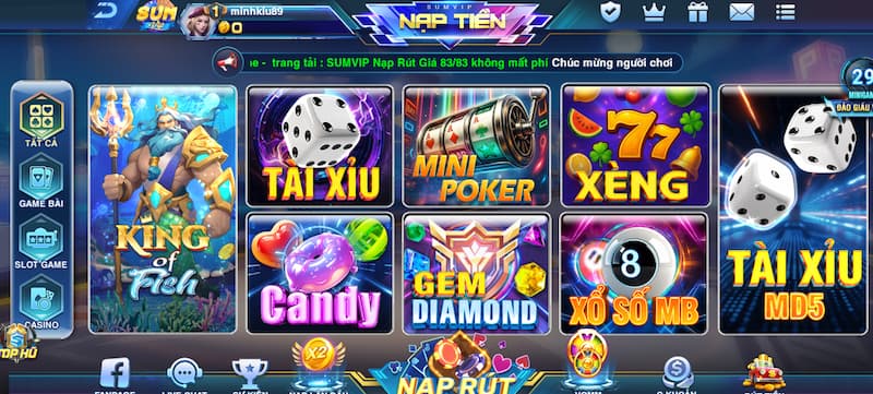 Điểm VIP Sumvip: Chìa khóa nâng tầm trải nghiệm cá cược 3 Cược càng nhiều trò chơi