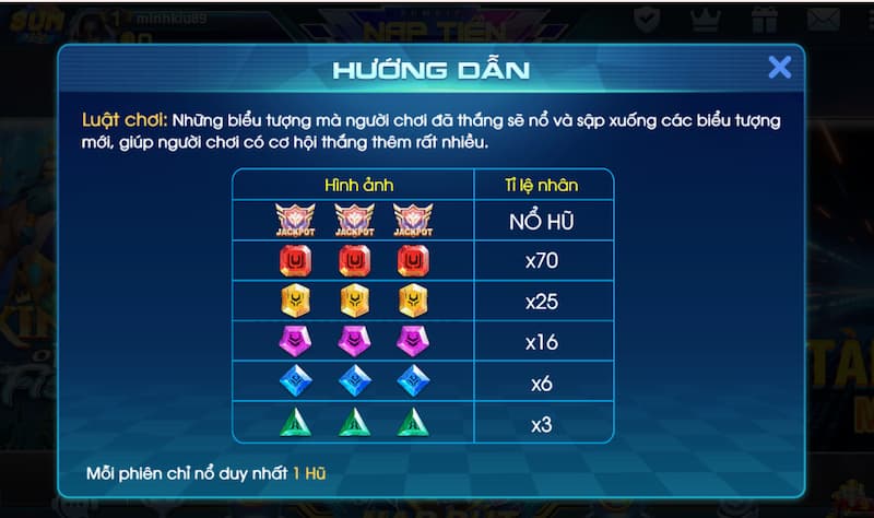 Gem diamond Sumvip - Săn kim cương đổi thưởng siêu tốc 3 Luật chơi minigame kim cương tại Sum Vip
