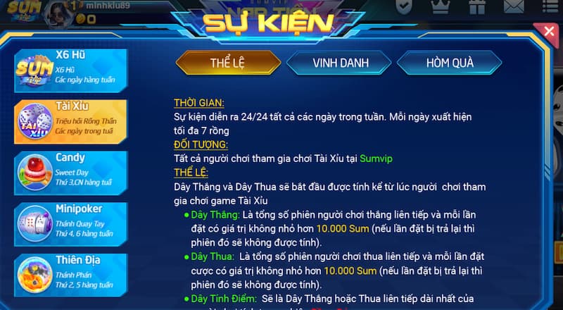 TOP 5 sự kiện đặc biệt Sumvip bạn không nên bỏ qua 3 Tài xỉu triệu hồi rồng thần